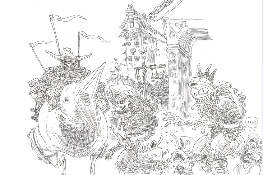 Sketch by James Stokoe